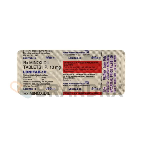 Lonitab 10 mg Intas Pharmaceuticals